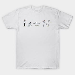 Cricket players and umpire T-Shirt